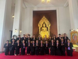 วันอาทิตย์ที่ 21 มกราคม 2567 เวลา 13.00 น.พระสุทธิสารเมธี, ผศ.ดร. คณบดีบัณฑิตวิทยาลัย พร้อมด้วยบุคลา…