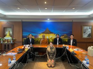 บัณฑิตวิทยาลัย มมร จัดสอบป้องกันวิทยานิพนธ์ ร.ต.อ.หญิง เบส ชวลิตปรีชา สาขาพุทธศาสนาและปรัชญา